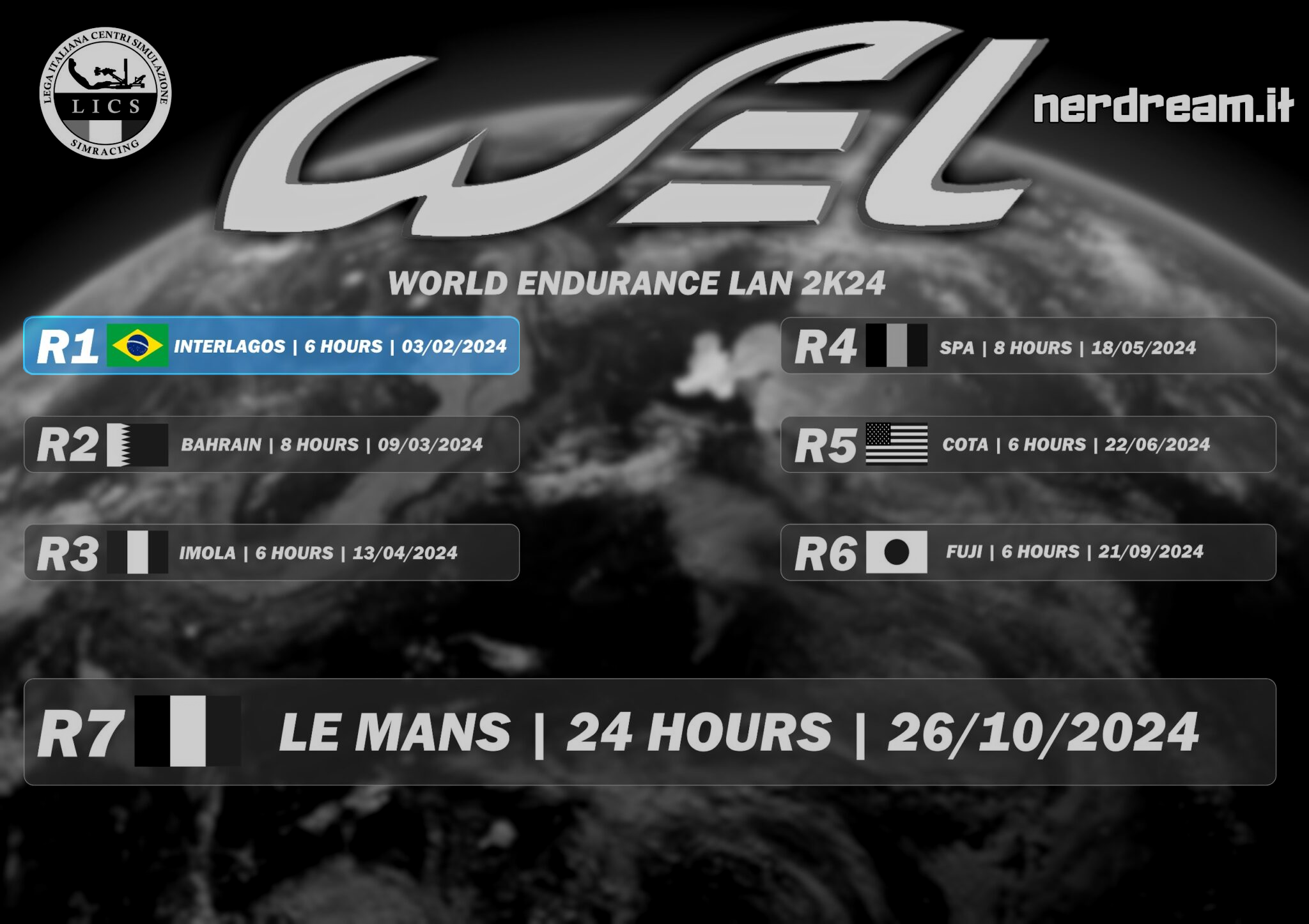 World Endurance LAN 2024 ai nastri di partenza